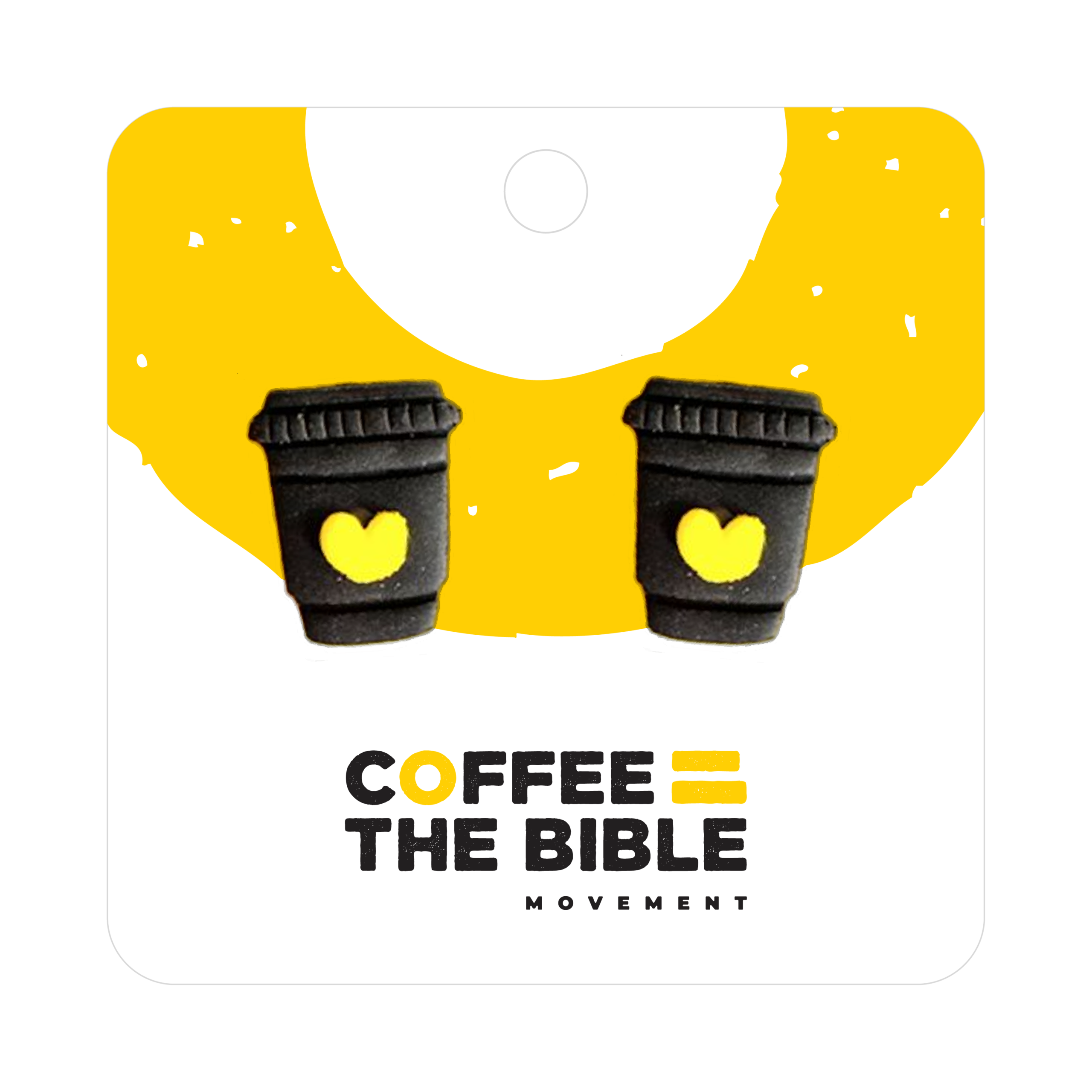 Love Coffee Earrings